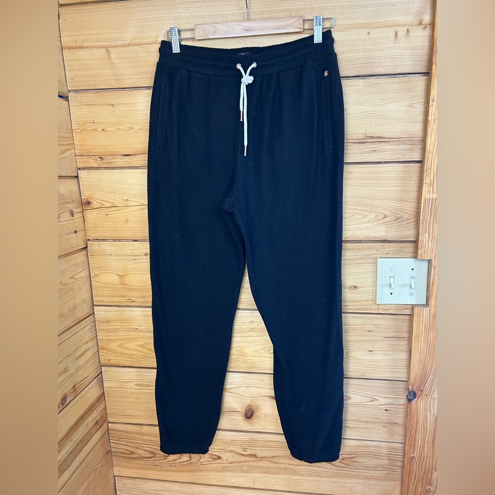 Volcom Black Joggers Lounge Pants Drawstring Womens Medium 8 Streetwear Gorpcore